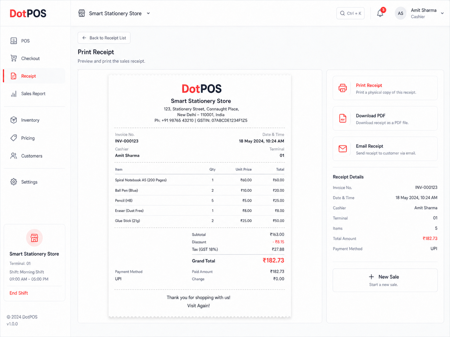 DotPOS screenshot 3